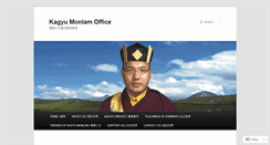 Desktop Screenshot of kagyumonlamhk.org